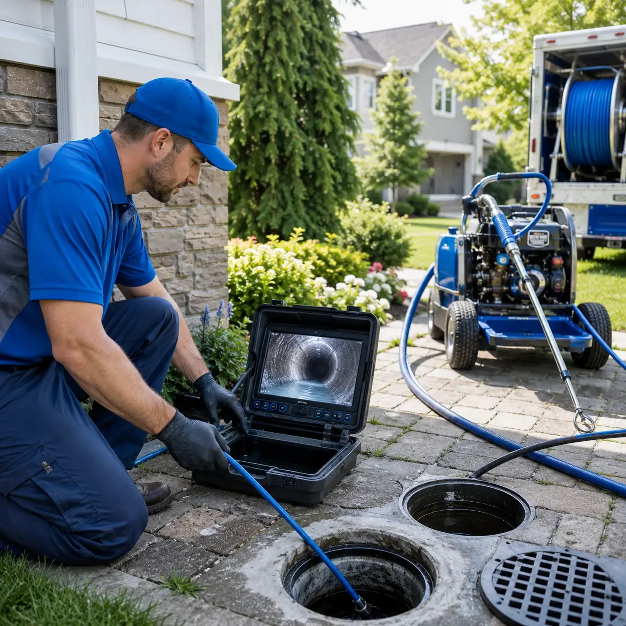 Outdoor drain cleaning professionals serving Centereach, NY